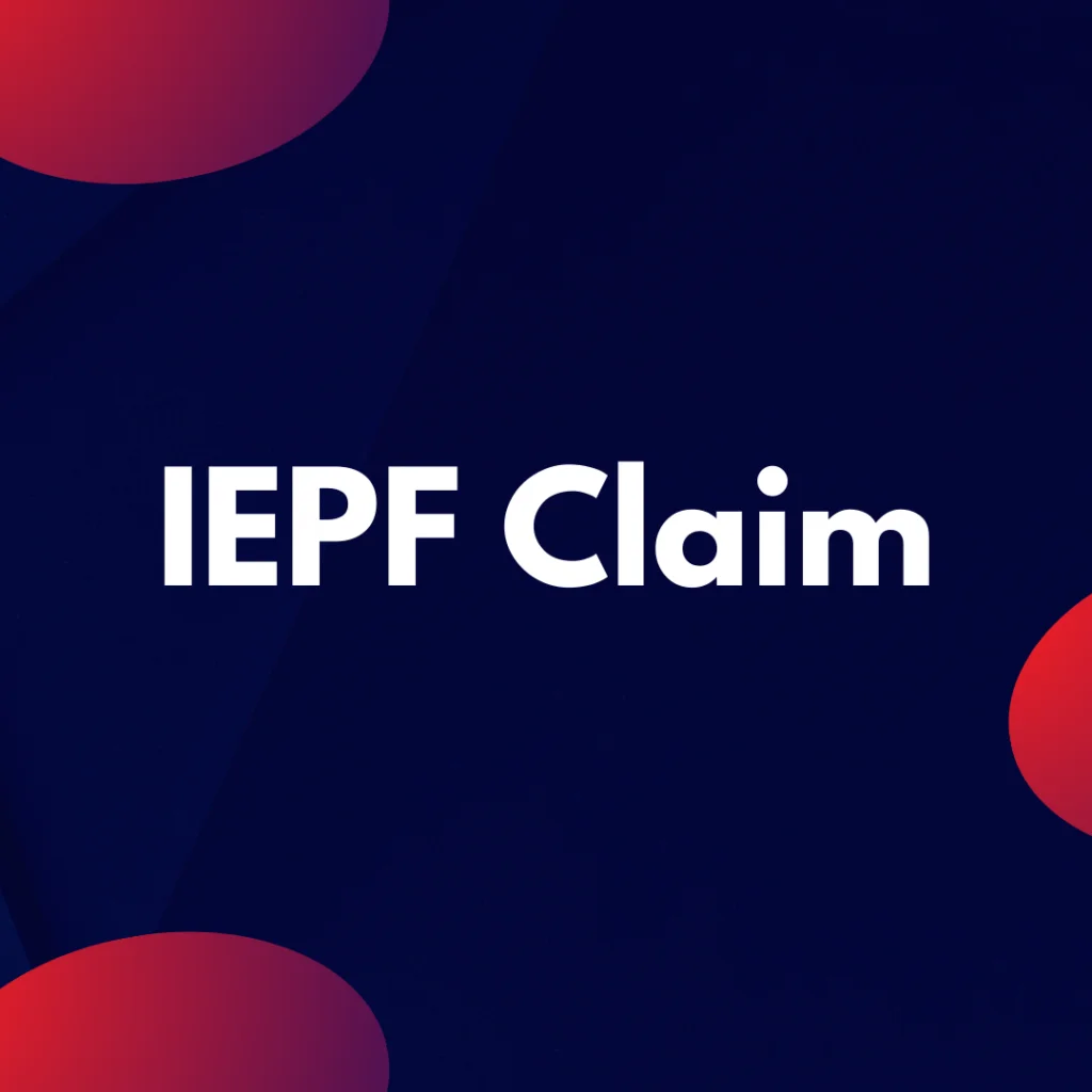 iepf claim